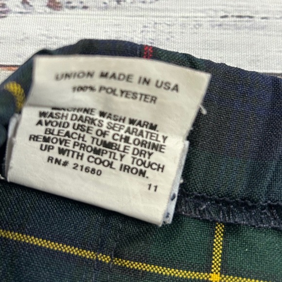 Dennis Plaid Vintage Pleated Navy Schoolgirl Uniform Juniors 7 - Picture 4 of 7